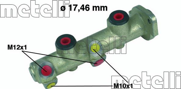 Metelli 05-0143 - Jarrupääsylinteri inparts.fi