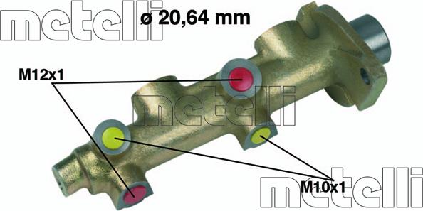 Metelli 05-0116 - Jarrupääsylinteri inparts.fi