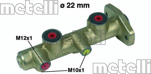 Metelli 05-0173 - Jarrupääsylinteri inparts.fi