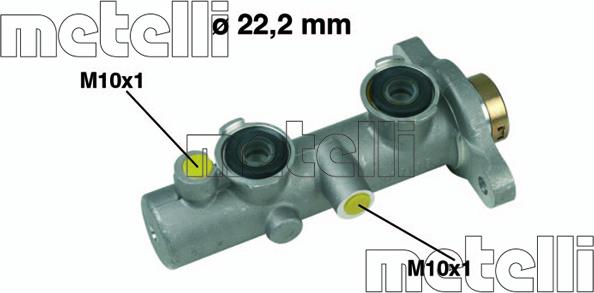 Metelli 05-0342 - Jarrupääsylinteri inparts.fi