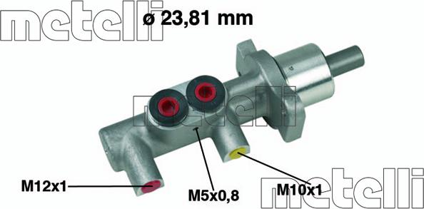 Metelli 05-0382 - Jarrupääsylinteri inparts.fi