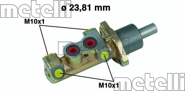 Metelli 05-0325 - Jarrupääsylinteri inparts.fi