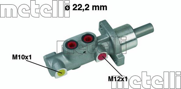 Metelli 05-0297 - Jarrupääsylinteri inparts.fi