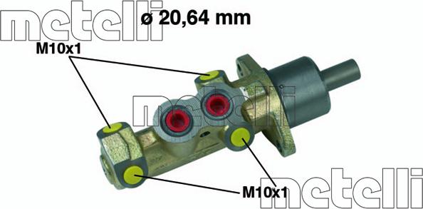 Metelli 05-0232 - Jarrupääsylinteri inparts.fi