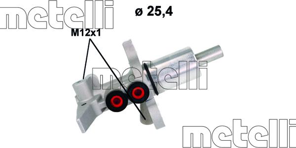 Metelli 05-1195 - Jarrupääsylinteri inparts.fi