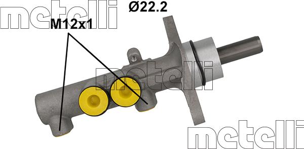 Metelli 05-1186 - Jarrupääsylinteri inparts.fi