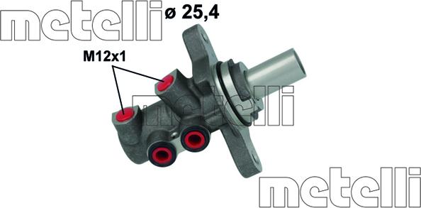 Metelli 05-1133 - Jarrupääsylinteri inparts.fi