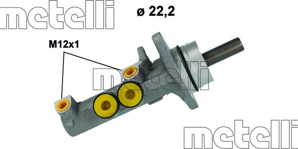 Metelli 05-1258 - Jarrupääsylinteri inparts.fi