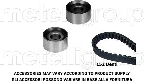 Metelli 29-0435 - Hammashihnasarja inparts.fi