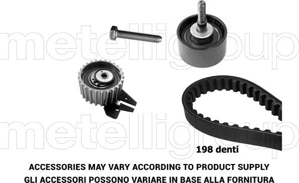 Metelli 29-0056 - Hammashihnasarja inparts.fi