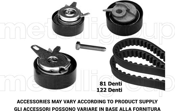 Metelli 29-0050 - Hammashihnasarja inparts.fi