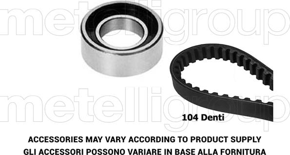 Metelli 29-0058 - Hammashihnasarja inparts.fi