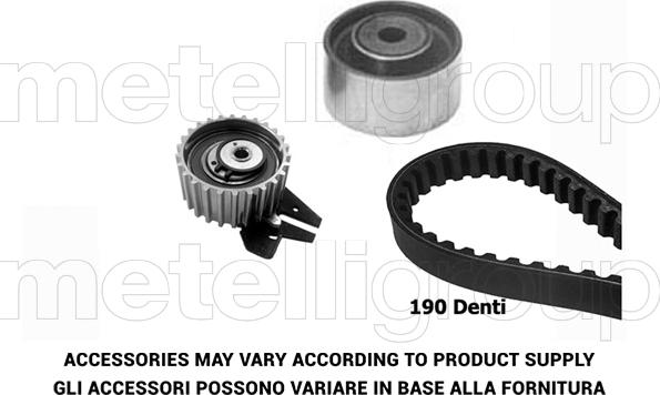 Metelli 29-0057 - Hammashihnasarja inparts.fi