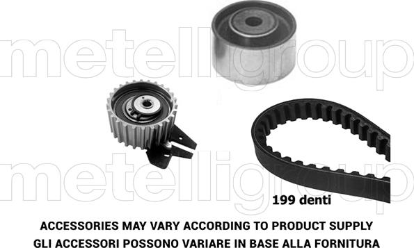 Metelli 29-0080 - Hammashihnasarja inparts.fi