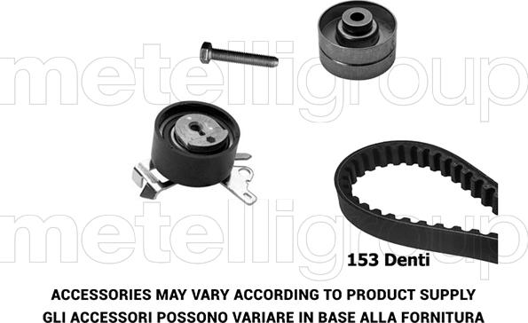 Metelli 29-0075 - Hammashihnasarja inparts.fi