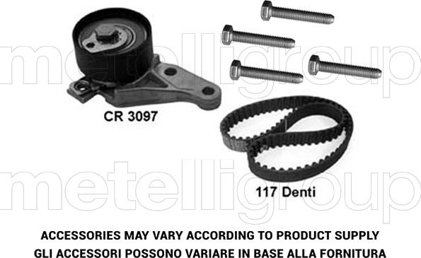 Metelli 29-0072 - Hammashihnasarja inparts.fi