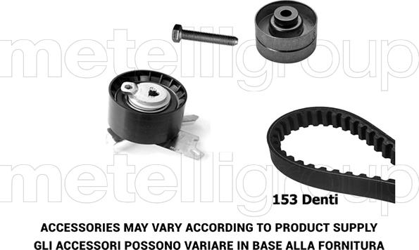 Metelli 29-0125 - Hammashihnasarja inparts.fi