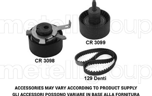 Metelli 29-0355 - Hammashihnasarja inparts.fi