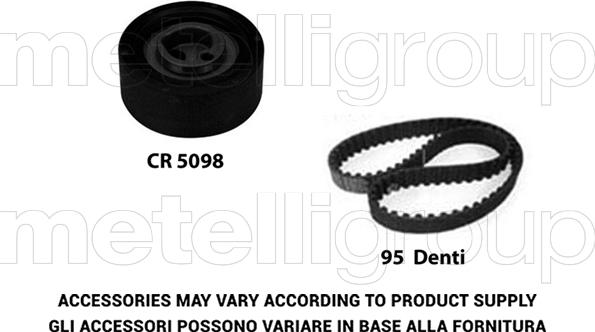 Metelli 29-0353 - Hammashihnasarja inparts.fi