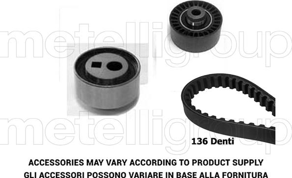 Metelli 29-0364 - Hammashihnasarja inparts.fi