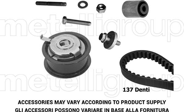 Metelli 29-0361 - Hammashihnasarja inparts.fi