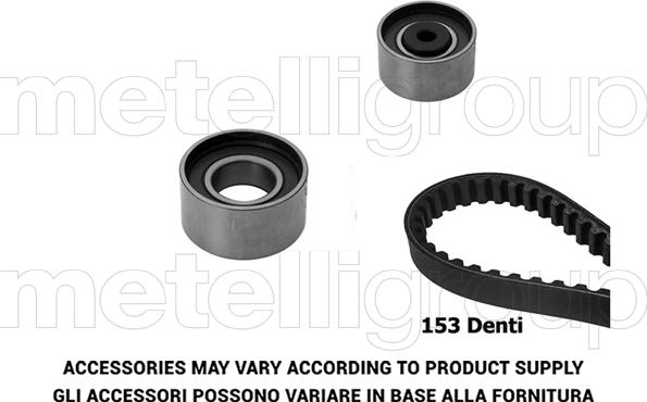 Metelli 29-0389 - Hammashihnasarja inparts.fi