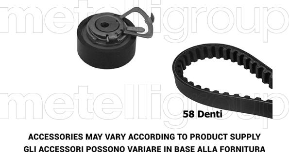 Metelli 29-0292 - Hammashihnasarja inparts.fi