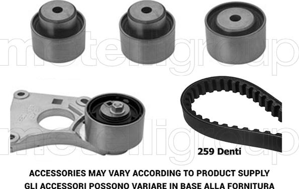 Metelli 29-0210 - Hammashihnasarja inparts.fi