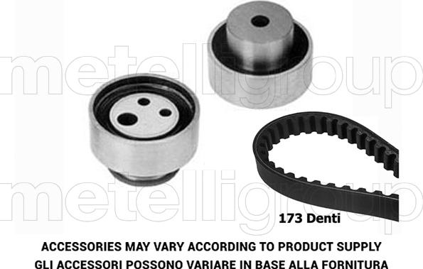 Metelli 29-0233 - Hammashihnasarja inparts.fi