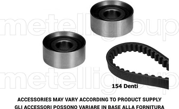 Metelli 29-0232 - Hammashihnasarja inparts.fi