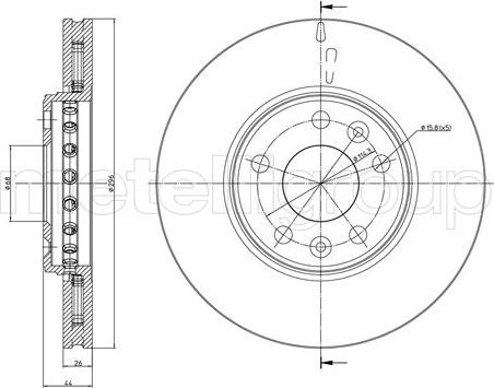 Metelli 23-0942C - Jarrulevy inparts.fi