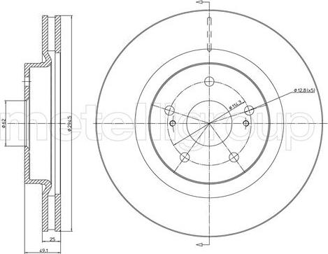 Metelli 23-0966C - Jarrulevy inparts.fi