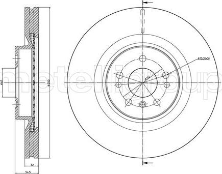 Metelli 23-0963C - Jarrulevy inparts.fi