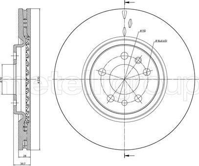 Metelli 23-0906C - Jarrulevy inparts.fi