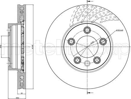 Metelli 23-0919C - Jarrulevy inparts.fi