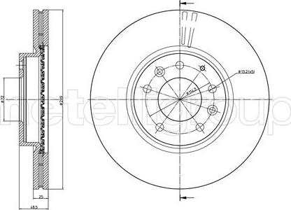 Metelli 23-0984C - Jarrulevy inparts.fi