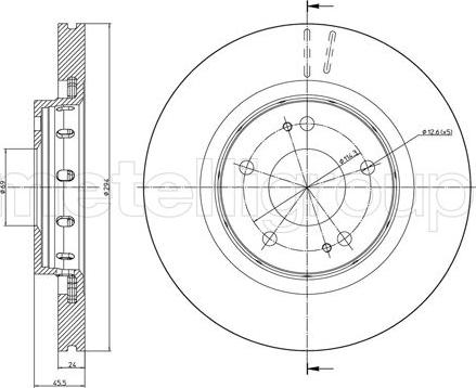 Metelli 23-0939C - Jarrulevy inparts.fi