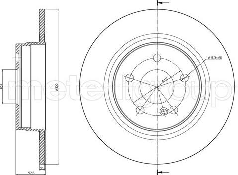 Metelli 23-0938C - Jarrulevy inparts.fi