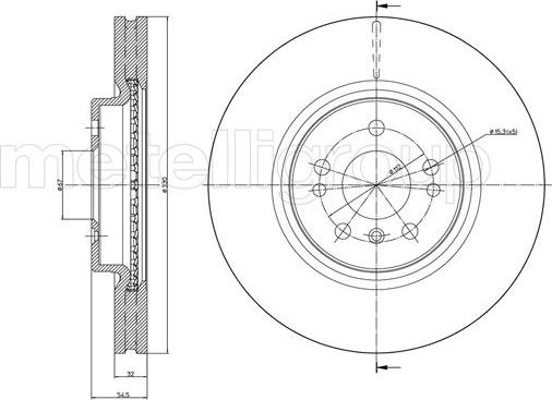 Metelli 23-0937C - Jarrulevy inparts.fi