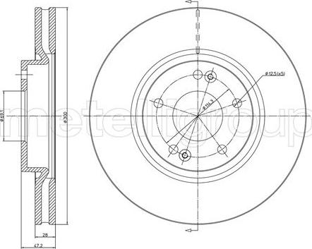 Metelli 23-0925C - Jarrulevy inparts.fi