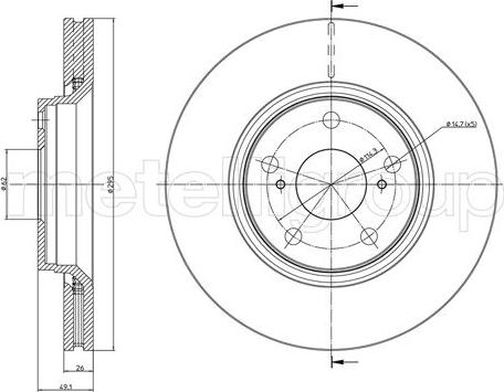 Metelli 23-0978C - Jarrulevy inparts.fi