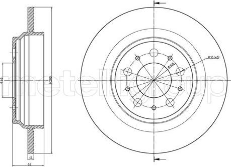 Metelli 23-0973C - Jarrulevy inparts.fi