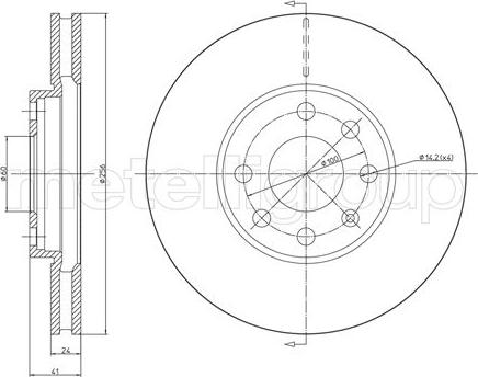 Metelli 23-0490C - Jarrulevy inparts.fi