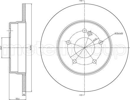 Metelli 23-0485C - Jarrulevy inparts.fi