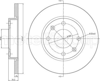 Metelli 23-0486C - Jarrulevy inparts.fi