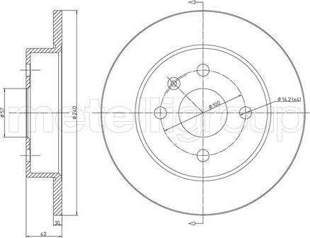 Metelli 23-0488C - Jarrulevy inparts.fi