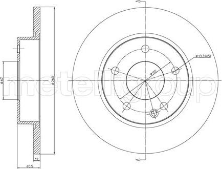 Metelli 23-0470C - Jarrulevy inparts.fi