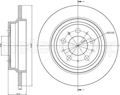 Metelli 23-0562C - Jarrulevy inparts.fi