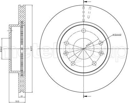 Metelli 23-0574C - Jarrulevy inparts.fi