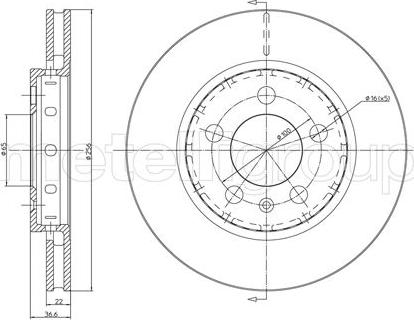 Metelli 23-0695C - Jarrulevy inparts.fi